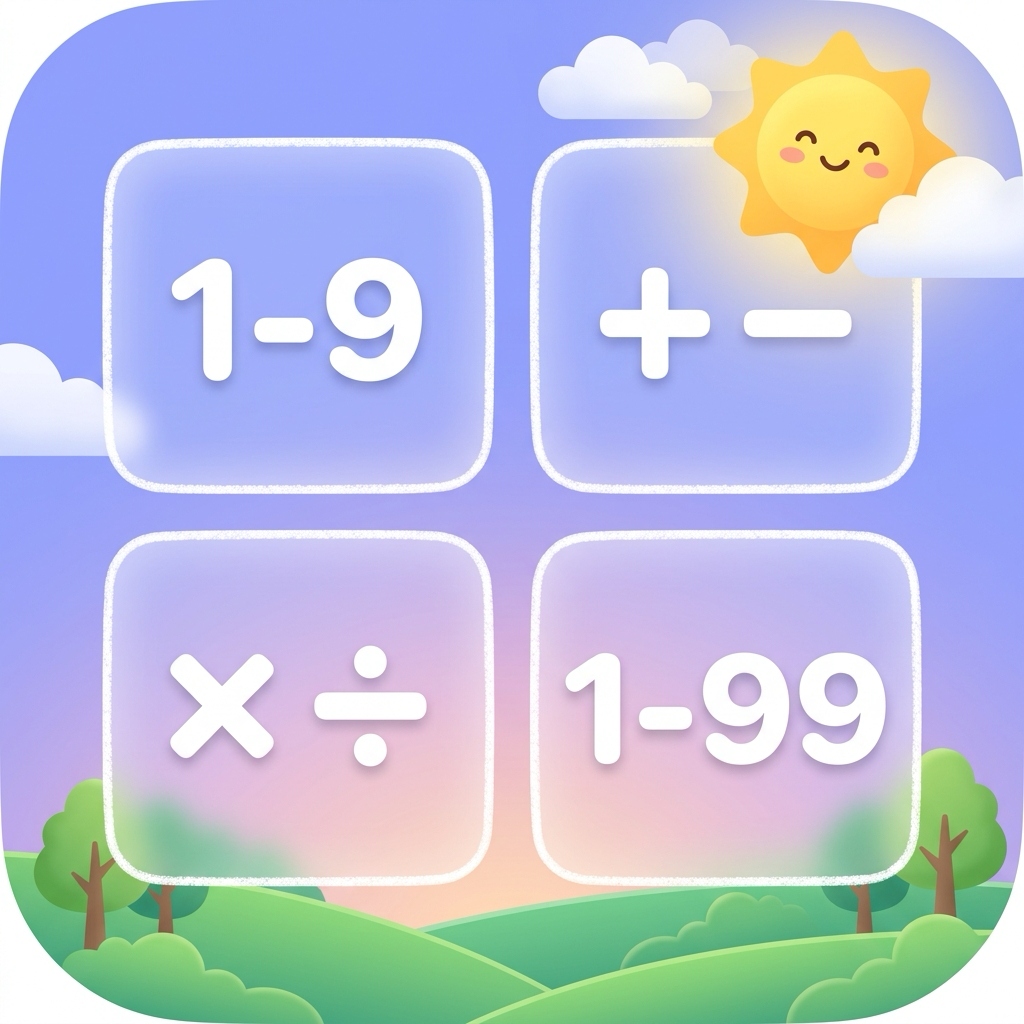 Easy Math for Kids Icon